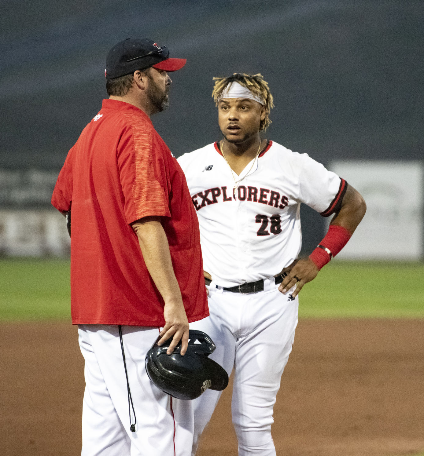 Explorers vs Winnipeg Goldeyes baseball